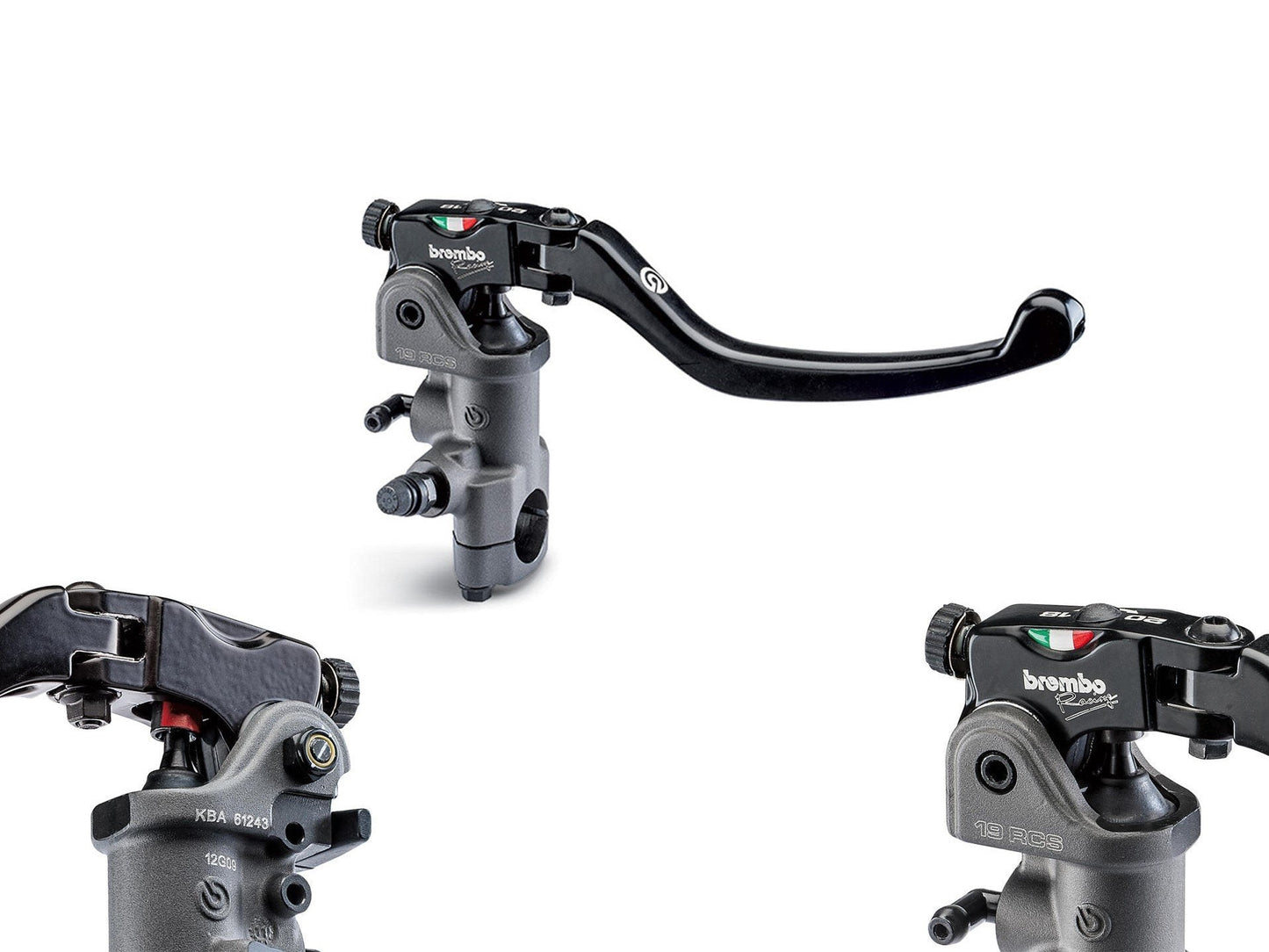 BREMBO Radial Brake Master Cylinder 19RCS "Fold-up" (18-20 mm ratio) – Accessories in the Motodeal Motorcycle Aftermarket Accessories and Parts Online Shop