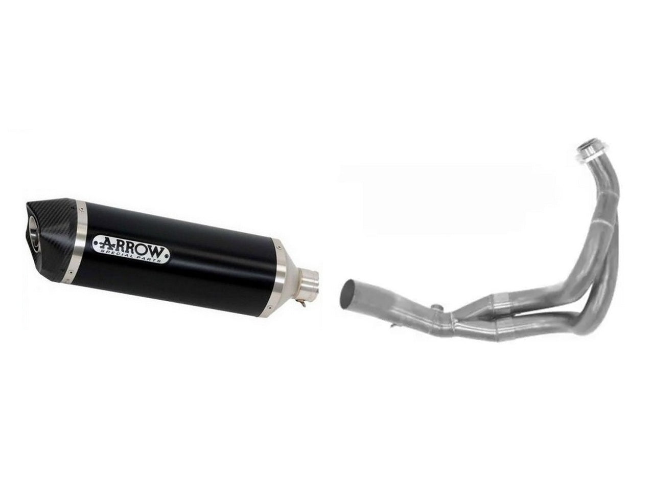 ARROW 71459KZ+71794AKN Kawasaki Versys 650 (2015+) Aluminum Full Exhaust System "Competition Evo Race-Tech" – Accessories in the 2WheelsHero Motorcycle Aftermarket Accessories and Parts Online Shop