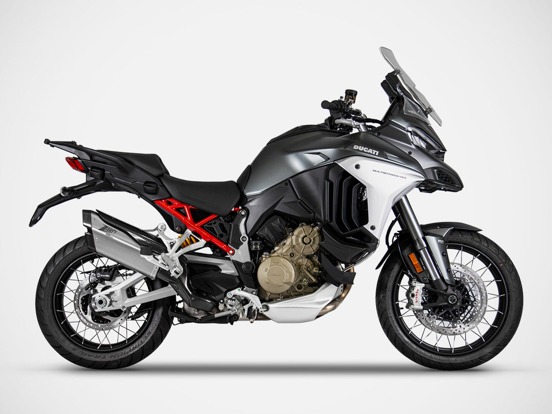 ZARD Ducati Multistrada V4 / V4S (21/24) Slip-on Exhaust (stainless steel) – Accessories in the 2WheelsHero Motorcycle Aftermarket Accessories and Parts Online Shop