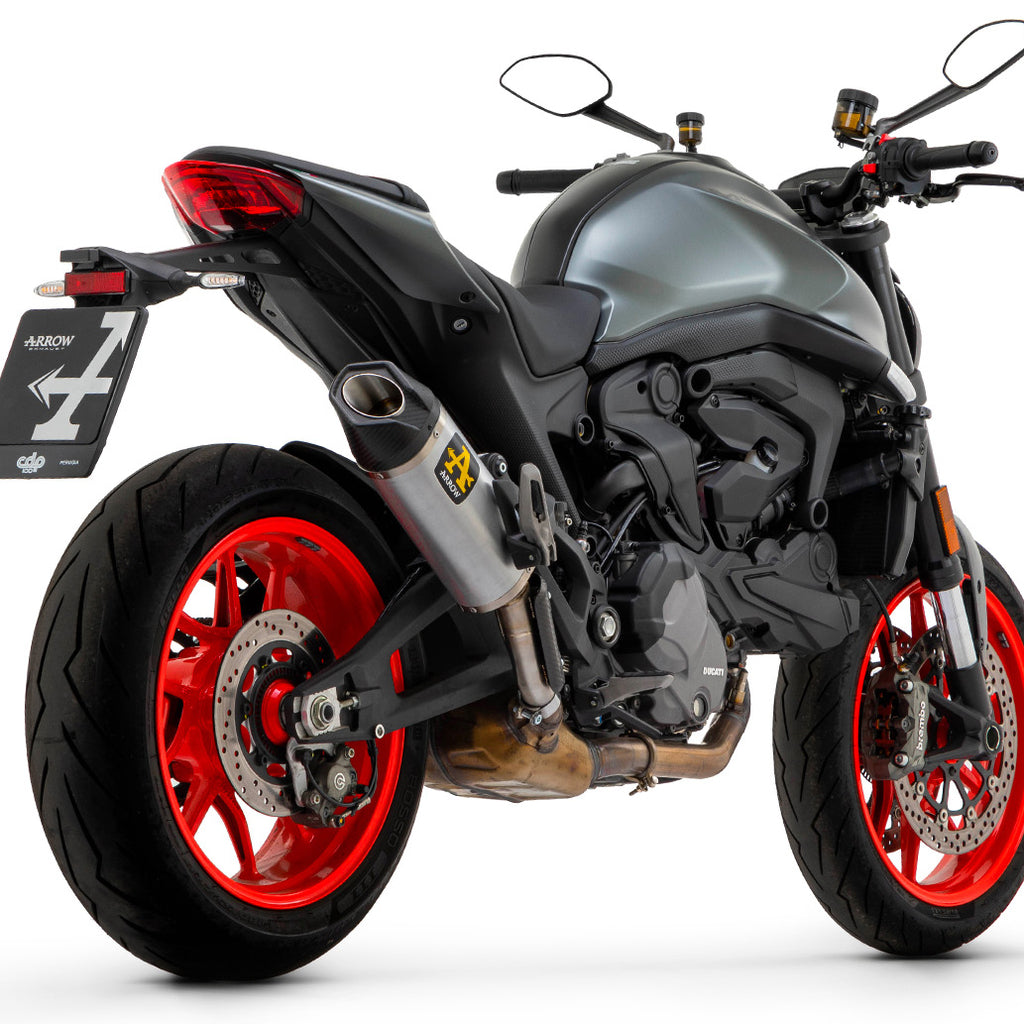 ARROW 71939PK Ducati Monster 950 / 937 (2021+) Slip-on Exhaust "Indy Race" (titanium) – Accessories in the 2WheelsHero Motorcycle Aftermarket Accessories and Parts Online Shop