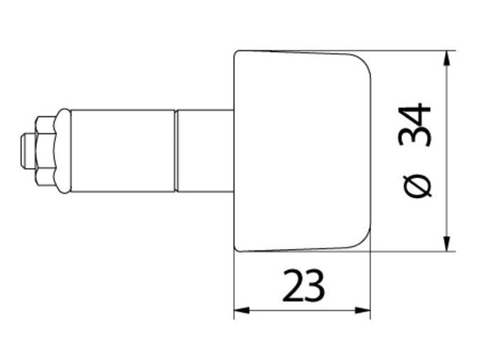 CM230 - CNC RACING Universal Handlebar End Weights "Boing" – Accessories in the Motodeal Motorcycle Aftermarket Accessories and Parts Online Shop