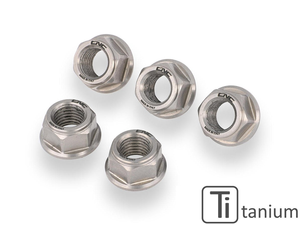 DA383X - CNC RACING Aprilia Titanium Rear Sprocket Nuts (M10x1.25) – Accessories in the Motodeal Motorcycle Aftermarket Accessories and Parts Online Shop