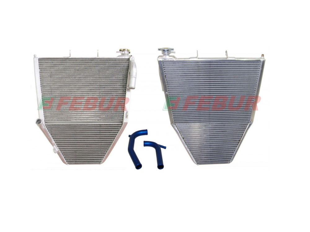 FEBUR Kawasaki ZX-10R (06/07) Complete Racing Water Radiator – Accessories in the 2WheelsHero Motorcycle Aftermarket Accessories and Parts Online Shop