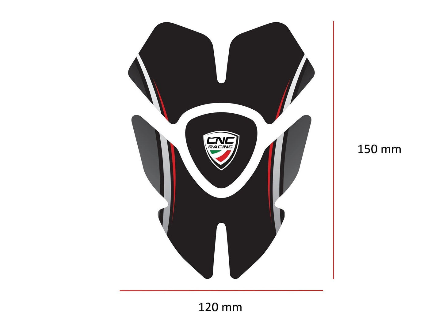 FP001 - CNC RACING Ducati Hypermotard / Monster Fuel Tank Pad – Accessories in the Motodeal Motorcycle Aftermarket Accessories and Parts Online Shop