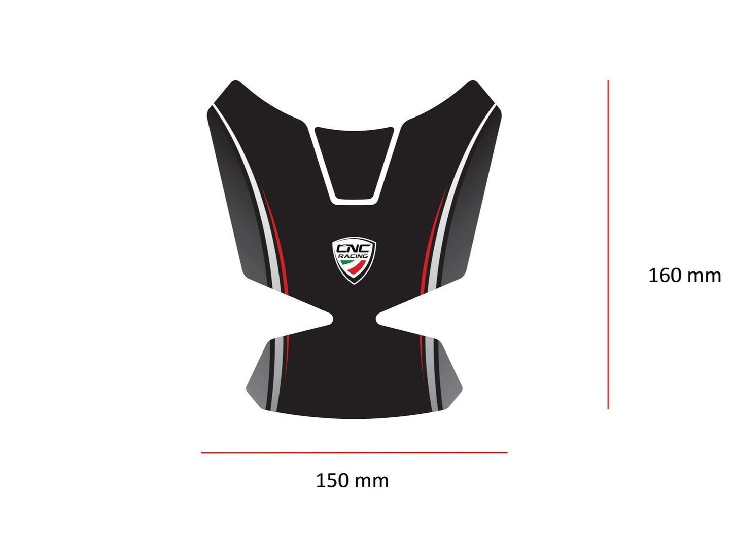 FP008 - CNC RACING Ducati Multistrada 1200 Enduro Fuel Tank Pad – Accessories in the Motodeal Motorcycle Aftermarket Accessories and Parts Online Shop