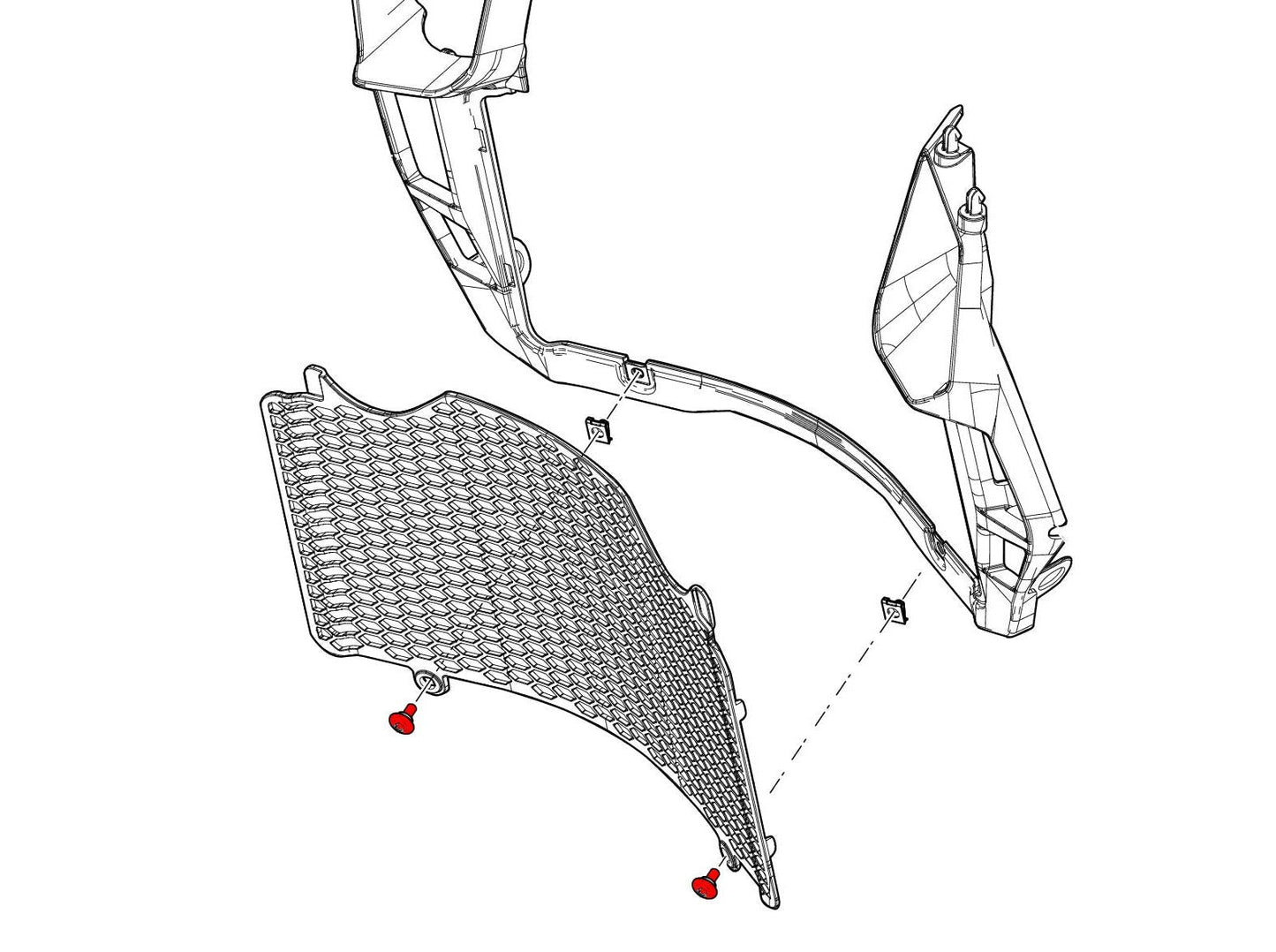 KV343 - CNC RACING Ducati DesertX (2022+) Radiator Guard Screws – Accessories in the Motodeal Motorcycle Aftermarket Accessories and Parts Online Shop