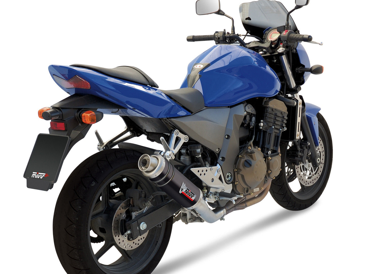 MIVV K.011 KAWASAKI Z 750 ( 2004 / 06 ) Slip On Exhaust "GP" (black; approved) – Accessories in the 2WheelsHero Motorcycle Aftermarket Accessories and Parts Online Shop