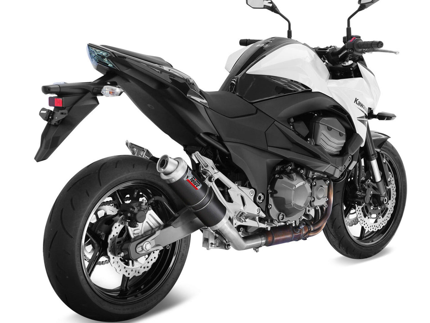 MIVV K.035 KAWASAKI Z 800 E ( 2013 / 16 ) Slip On Exhaust "GP" (carbon; approved) – Accessories in the 2WheelsHero Motorcycle Aftermarket Accessories and Parts Online Shop