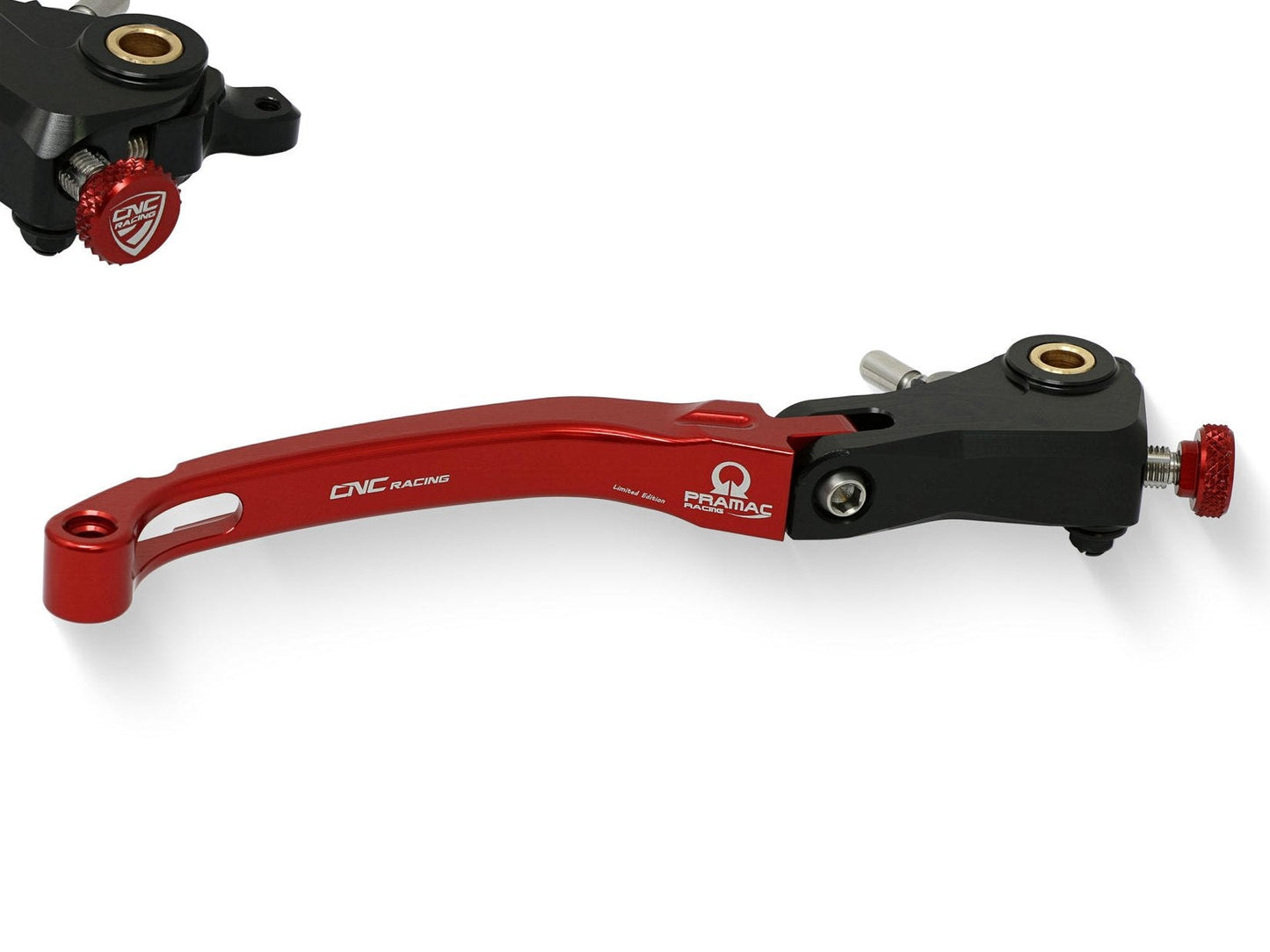 LBR04PR - CNC RACING Ducati / MV Agusta Folding Brake Lever (Pramac Racing Limited Edition) – Accessories in the Motodeal Motorcycle Aftermarket Accessories and Parts Online Shop