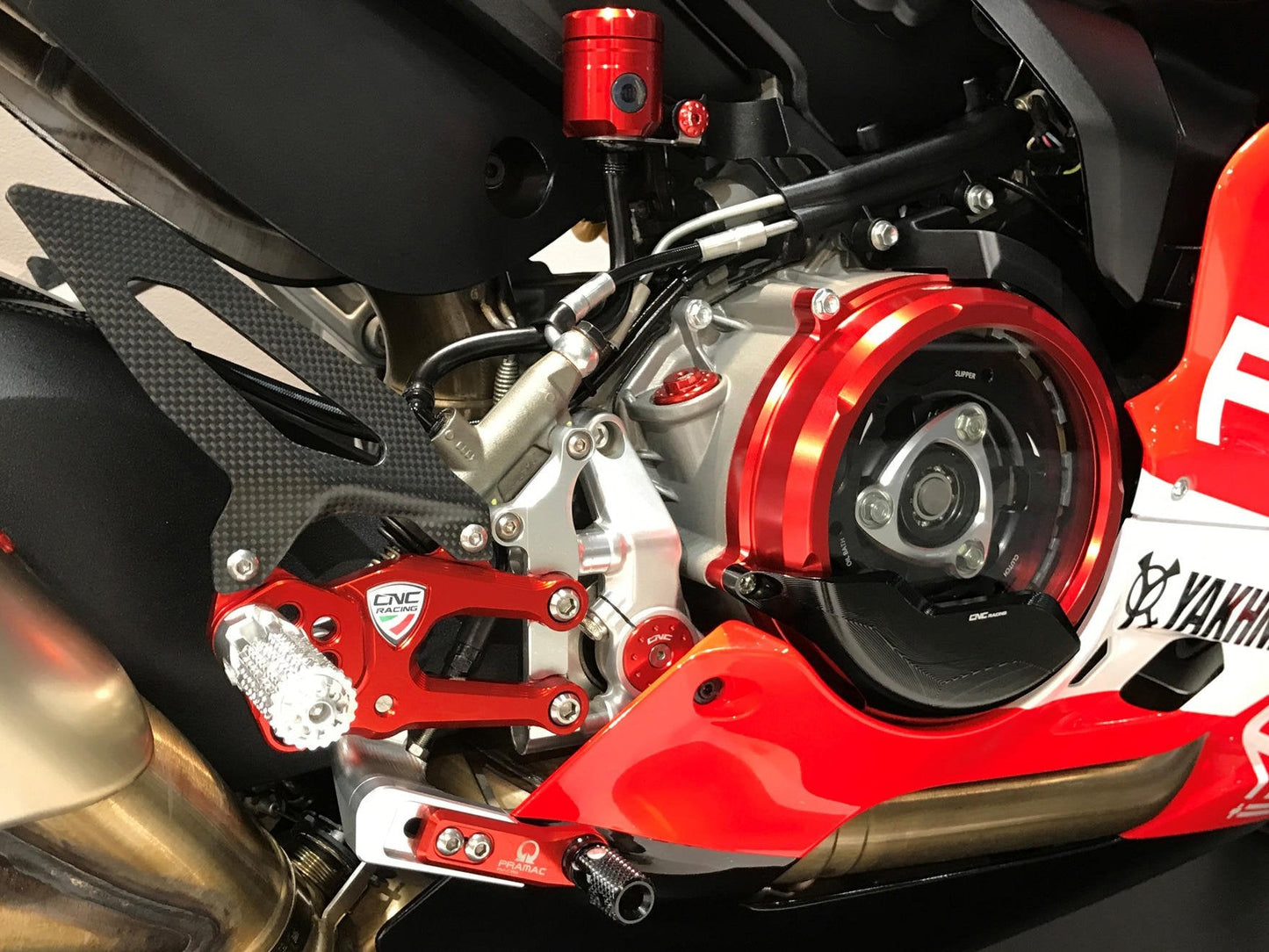PE400PR - CNC RACING Ducati Panigale V2 (12/24) Adjustable Rearset (Pramac edition) – Accessories in the Motodeal Motorcycle Aftermarket Accessories and Parts Online Shop