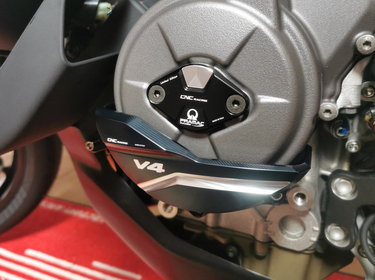 PR319 - CNC RACING Ducati Multistrada V4 (2021+) Generator Cover Protector – Accessories in the Motodeal Motorcycle Aftermarket Accessories and Parts Online Shop