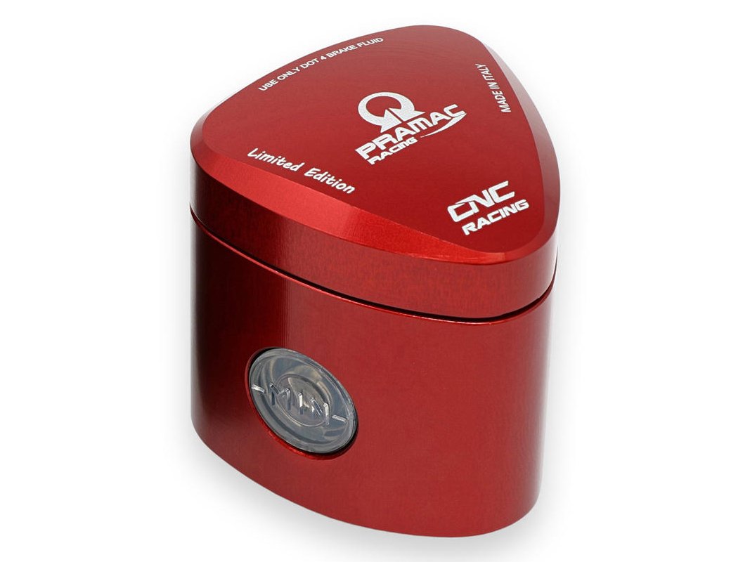 SE500PR - CNC RACING Universal 12 ml Rear Brake Fluid Tank "Rebel" (Pramac Racing edition) – Accessories in the Motodeal Motorcycle Aftermarket Accessories and Parts Online Shop