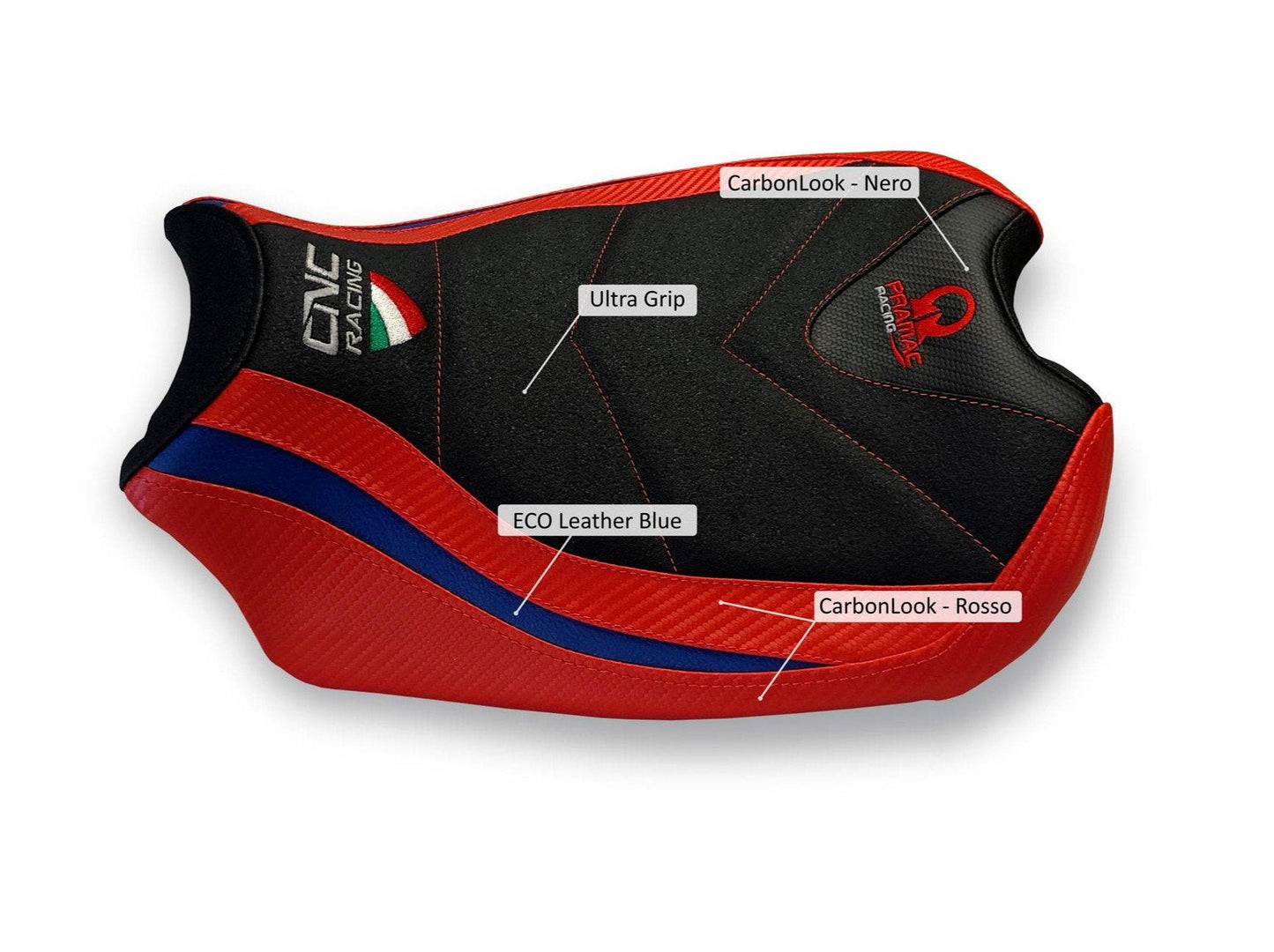 SLD02PR - CNC RACING Ducati Streetfighter V4 Ultragrip Seat Cover (Pramac edition) – Accessories in the Motodeal Motorcycle Aftermarket Accessories and Parts Online Shop