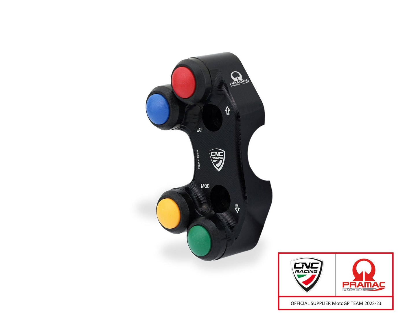 SWD22PR - CNC RACING Ducati Panigale V2 (20/24) Left Handlebar Switch (racing; Pramac edition) – Accessories in the Motodeal Motorcycle Aftermarket Accessories and Parts Online Shop