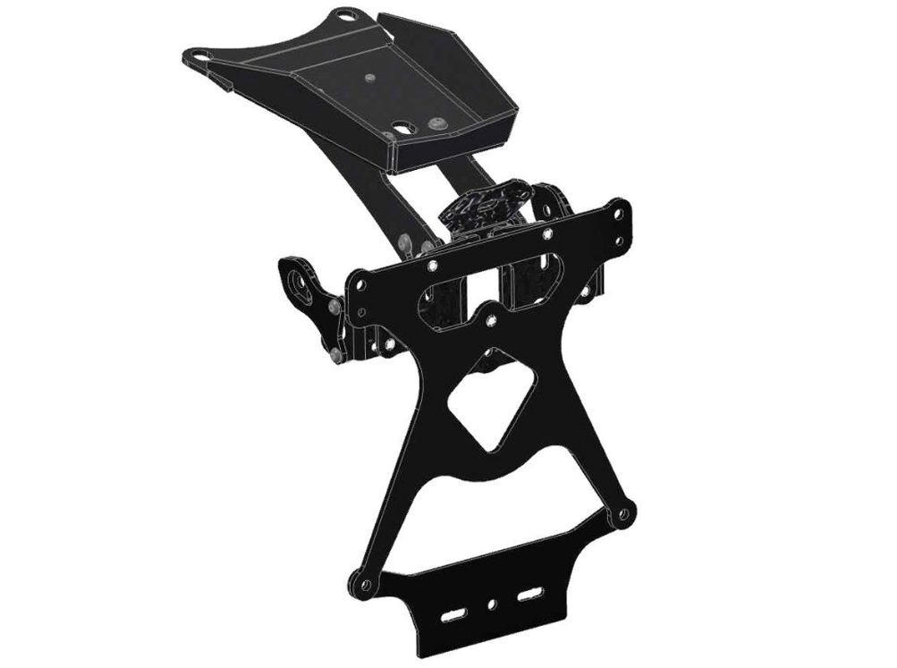 PRT03 - DUCABIKE Ducati Hypermotard 939/821 Adjustable License Plate Holder – Accessories in the Motodeal Motorcycle Aftermarket Accessories and Parts Online Shop