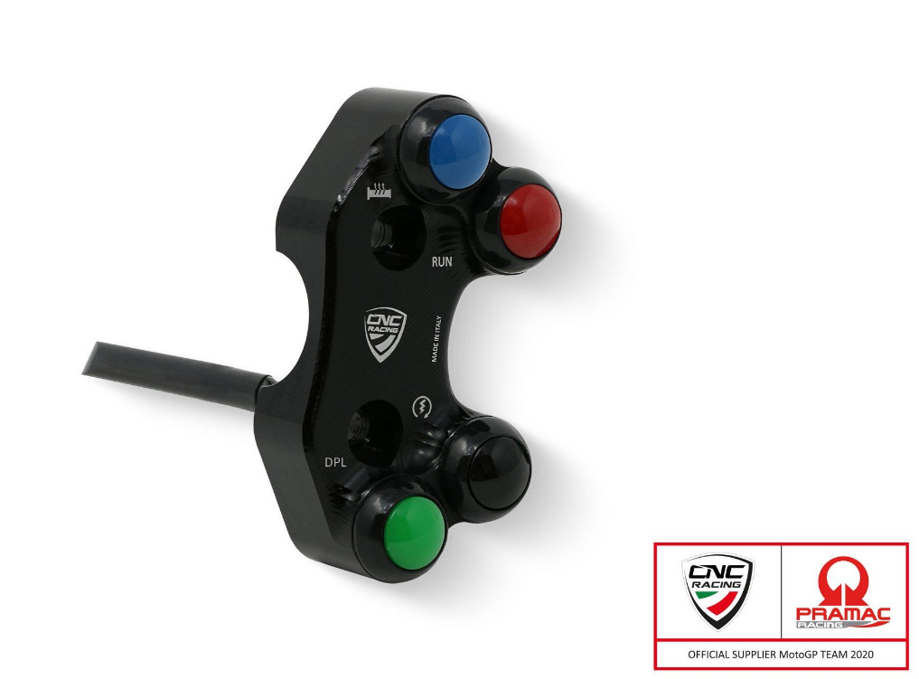 SWD21PR - CNC RACING Ducati Streetfighter V4 (20/24) Right Handlebar Switch (for OEM and RCS Brembo; Pramac edition) – Accessories in the Motodeal Motorcycle Aftermarket Accessories and Parts Online Shop