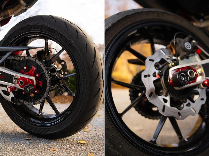 CNC RACING TD016 Ducati Monster 937 / Hypermotard 698 Mono Chain Adjuster With Crash Pad – Accessories in the Motodeal Motorcycle Aftermarket Accessories and Parts Online Shop