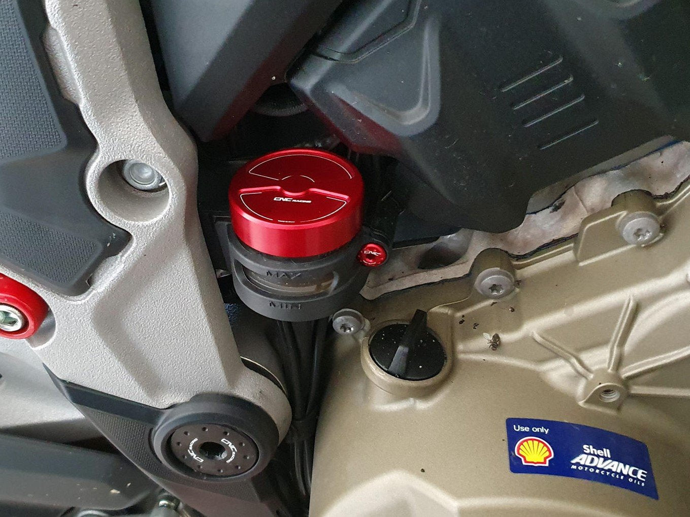 KV004 - CNC RACING Ducati Multistrada V4 (2021+) Rear Brake Fluid Tank Clamp Screw – Accessories in the Motodeal Motorcycle Aftermarket Accessories and Parts Online Shop