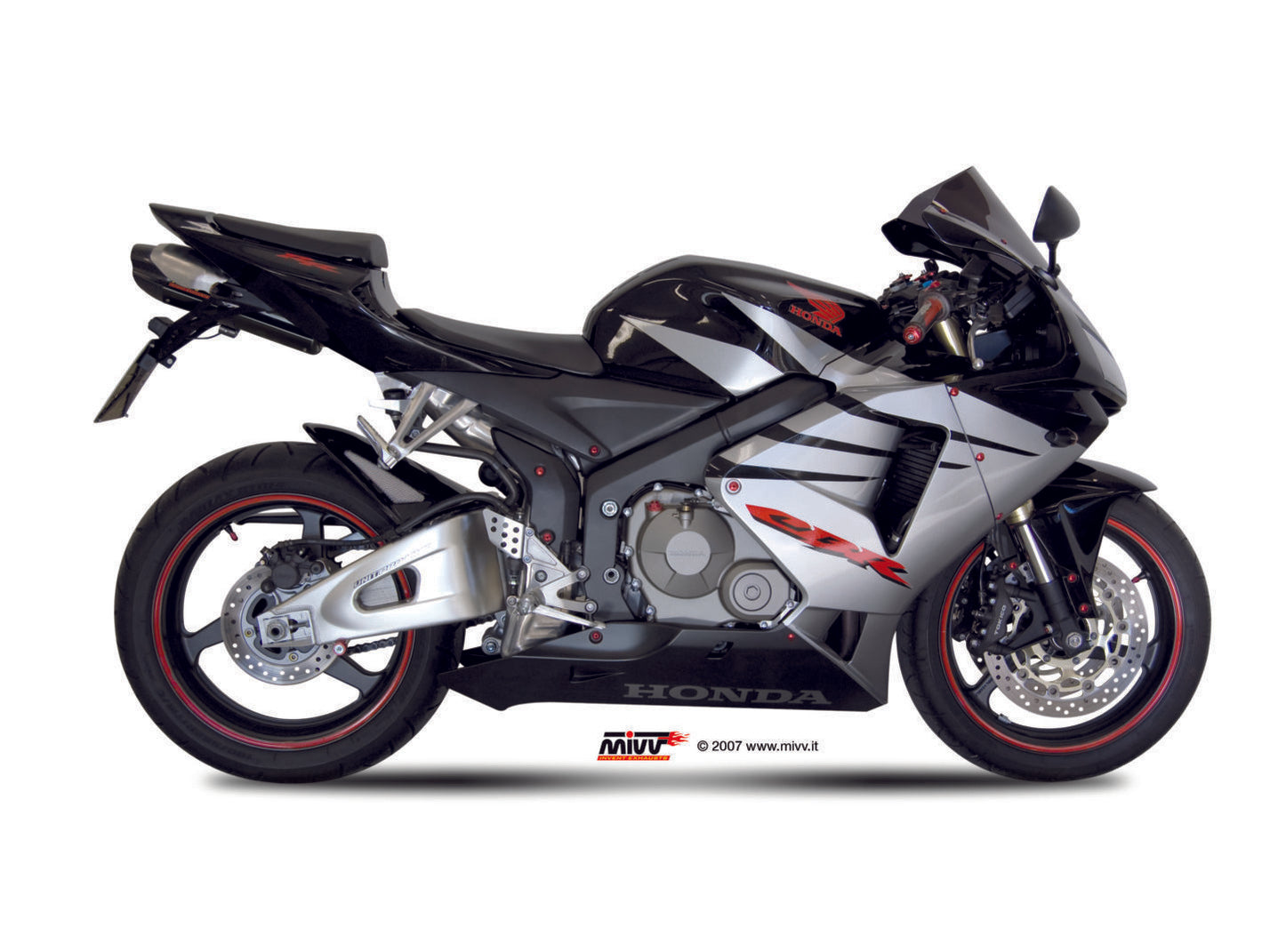MIVV UH.027 HONDA CBR 600 RR ( 2005 - 06) Underseat Slip On Exhaust "Suono" (black; approved) – Accessories in the 2WheelsHero Motorcycle Aftermarket Accessories and Parts Online Shop