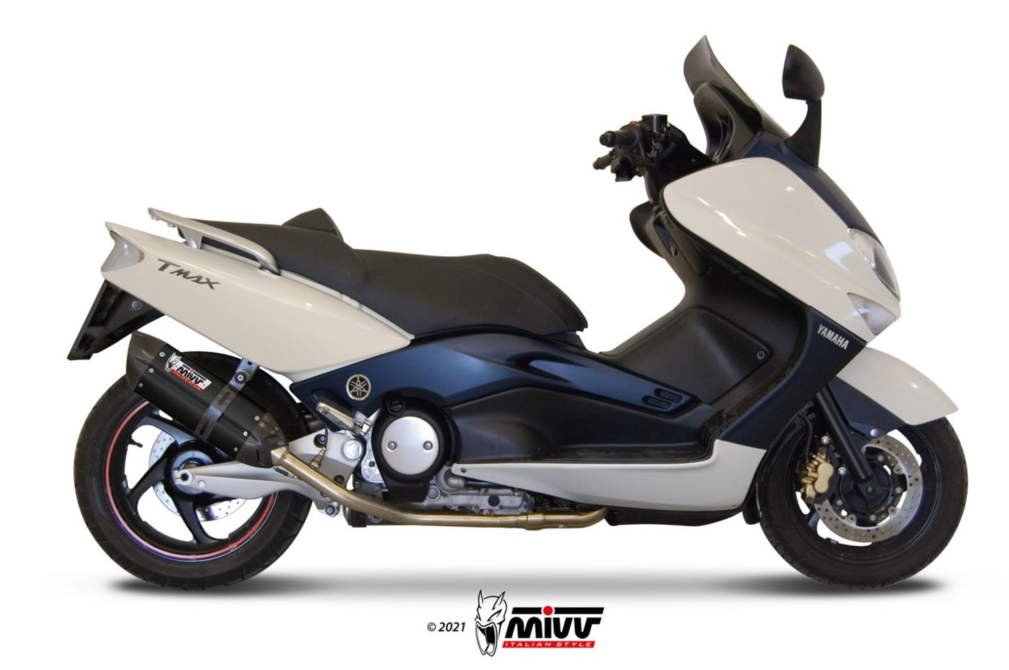 MIVV Y.018 YAMAHA T-MAX 500 (2001 - 2007) Full System Exhaust "Suono" (Black; not approved) – Accessories in the 2WheelsHero Motorcycle Aftermarket Accessories and Parts Online Shop