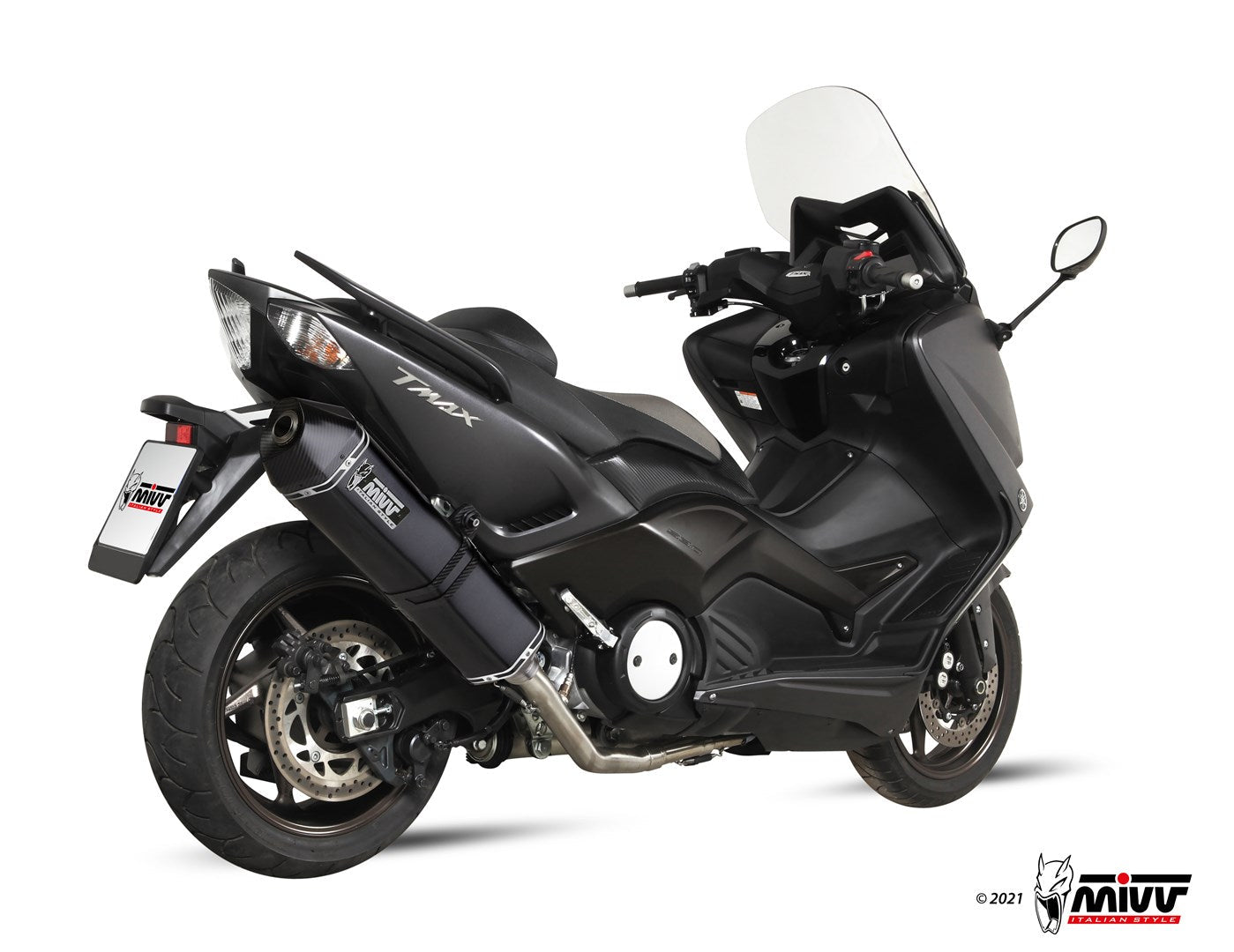 MIVV Y.037 YAMAHA T-MAX 530 (2012 - 2016) Full System Exhaust " Speed Edge" (Black; not approved) – Accessories in the 2WheelsHero Motorcycle Aftermarket Accessories and Parts Online Shop