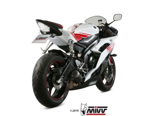 MIVV Y.021 YAMAHA YZF 600 R6 (2006 - 2016) SLIP-ON Exhaust "MK3" (black; approved) – Accessories in the 2WheelsHero Motorcycle Aftermarket Accessories and Parts Online Shop