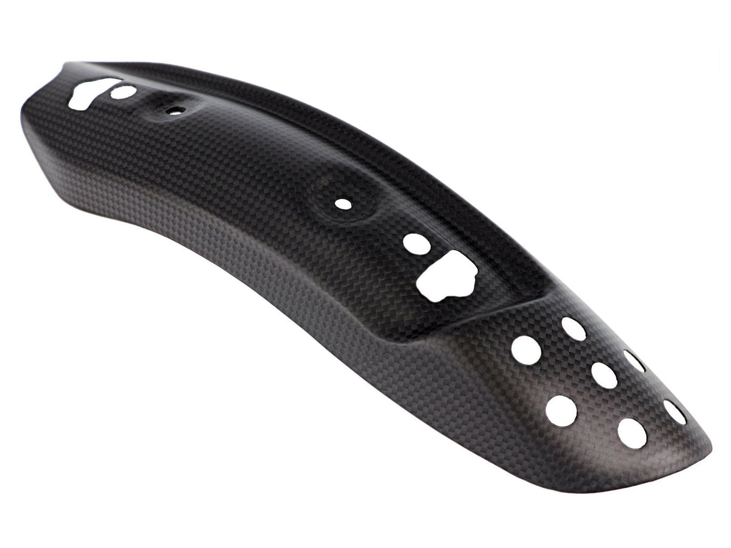 ZA976 - CNC RACING Ducati Monster 797 / Scrambler Carbon Exhaust Pipe Heat Guard Holder – Accessories in the Motodeal Motorcycle Aftermarket Accessories and Parts Online Shop