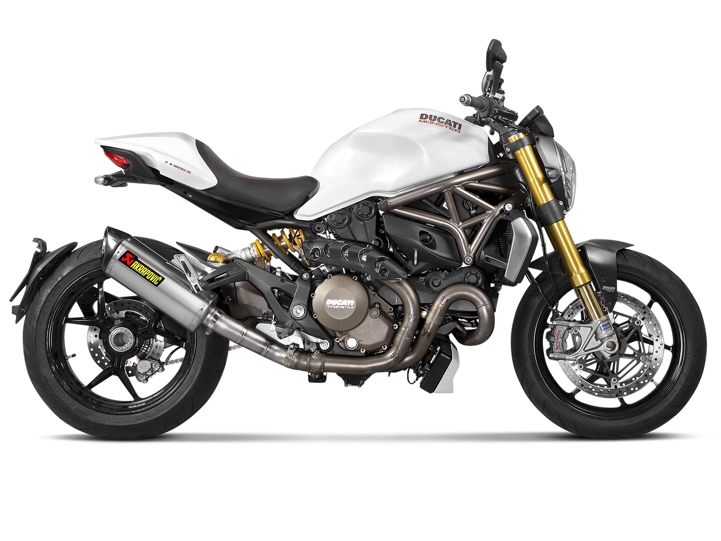 AKRAPOVIC L-D12SO2 Ducati Monster 1200 (14/16) Titanium Exhaust Link Pipe – Accessories in the 2WheelsHero Motorcycle Aftermarket Accessories and Parts Online Shop