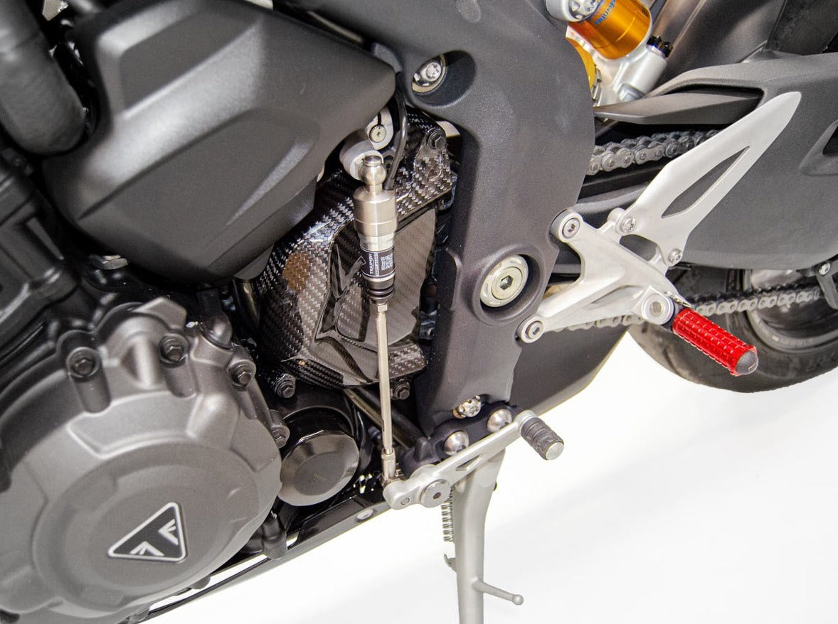 CRB70L - DBK Triumph ST Glossy Carbon Sprocket Cover – Accessories in the Motodeal Motorcycle Aftermarket Accessories and Parts Online Shop
