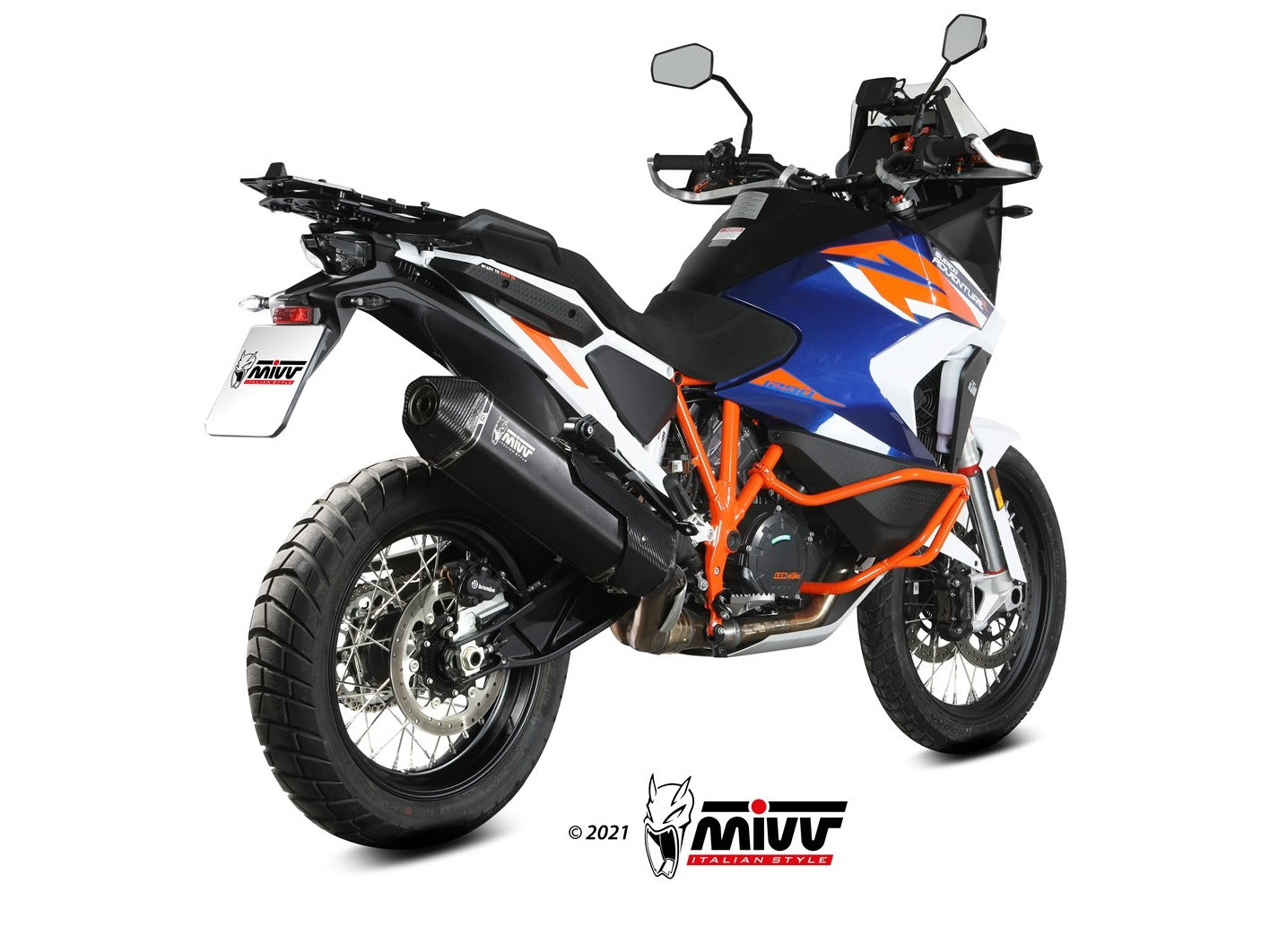 MIVV KT.027 KTM 1290 SUPER ADVENTURE / R / S / T ( 2021+ ) Slip-on Exhaust "Speed Edge" ( black; approved) – Accessories in the 2WheelsHero Motorcycle Aftermarket Accessories and Parts Online Shop