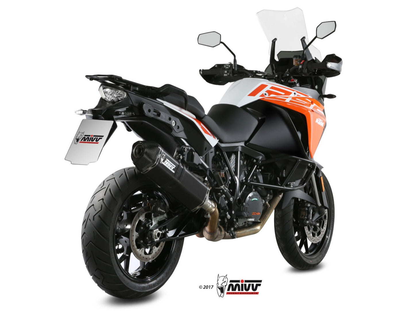 MIVV KT.017 KTM 1290 SUPER ADVENTURE / R / S / T ( 2015 - 20 ) Slip-on Exhaust "Speed Edge" ( black; approved) – Accessories in the 2WheelsHero Motorcycle Aftermarket Accessories and Parts Online Shop