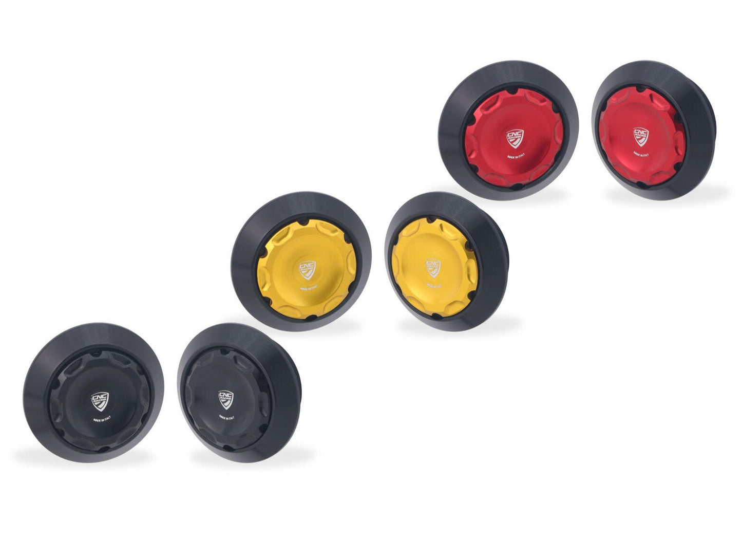 PEV08 - CNC RACING Ducati Multistrada V2 (2025+) Central Bolts Cap Kit OEM – Accessories in the Motodeal Motorcycle Aftermarket Accessories and Parts Online Shop