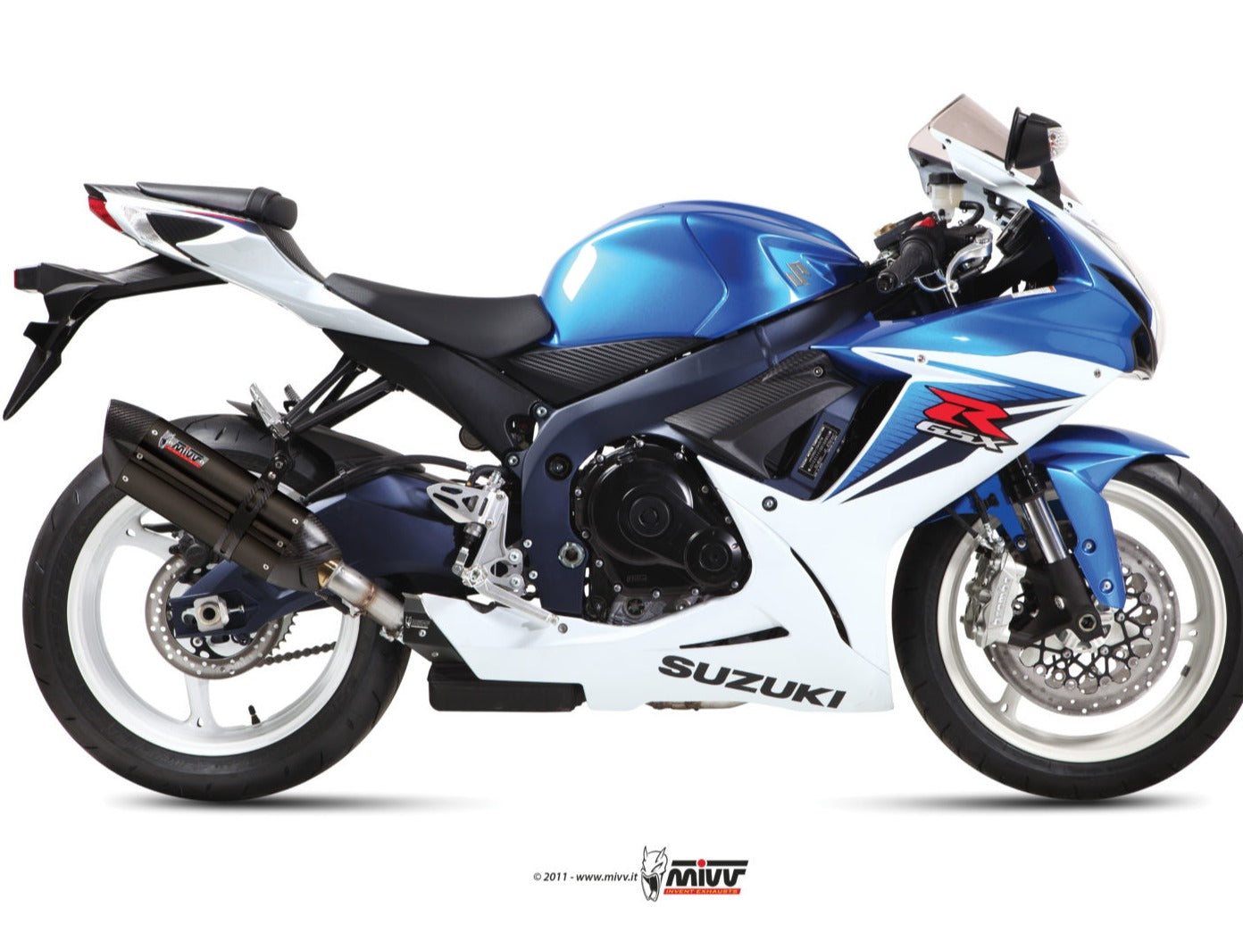 MIVV S.036 SUZUKI GSX-R 600 / 750 ( 2011 / 17 ) Slip-on Exhaust "Suono" (black; approved) – Accessories in the 2WheelsHero Motorcycle Aftermarket Accessories and Parts Online Shop