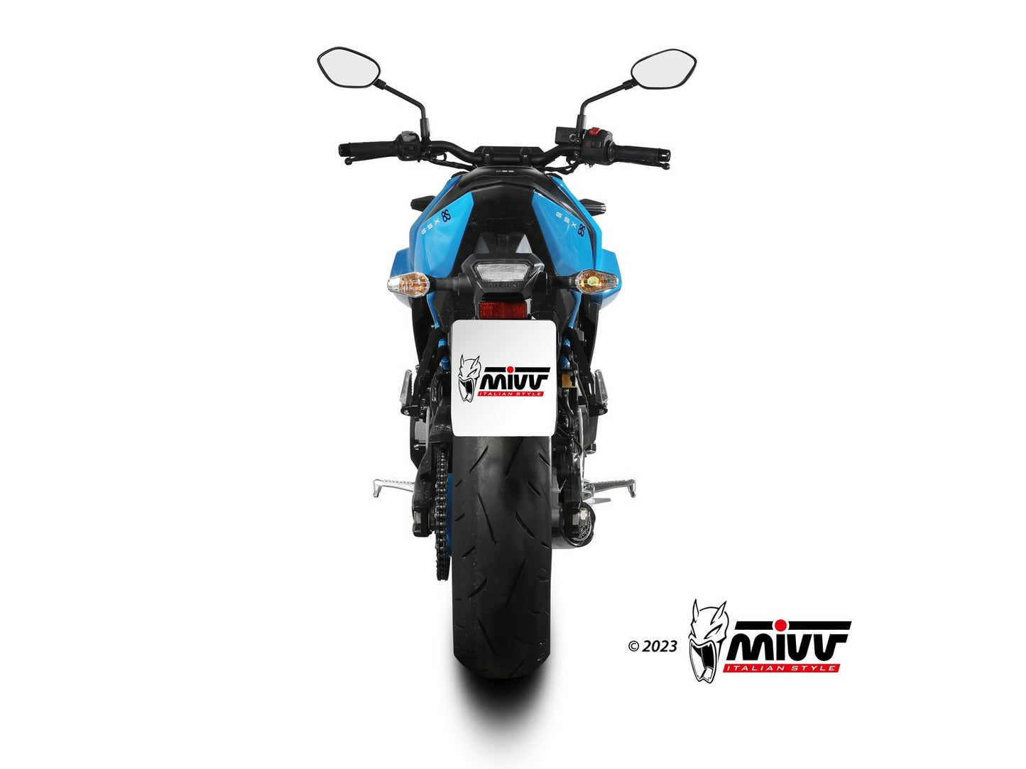 MIVV S.062 SUZUKI GSX-8R / 8S ( 2022+ ) Full System Exhaust "X-M5" (black; not approved) – Accessories in the 2WheelsHero Motorcycle Aftermarket Accessories and Parts Online Shop