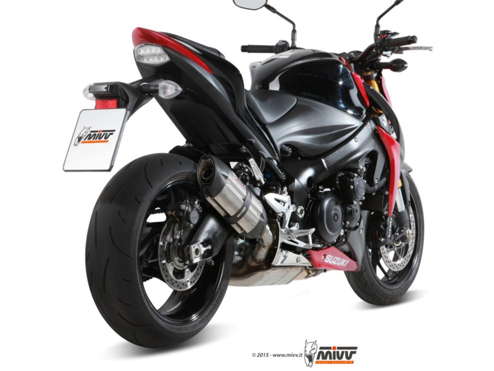 MIVV S.044 SUZUKI GSX-S 1000 / F ( 2015 / 20 ) Slip-on Exhaust "Suono" (stainless steel; approved) – Accessories in the 2WheelsHero Motorcycle Aftermarket Accessories and Parts Online Shop