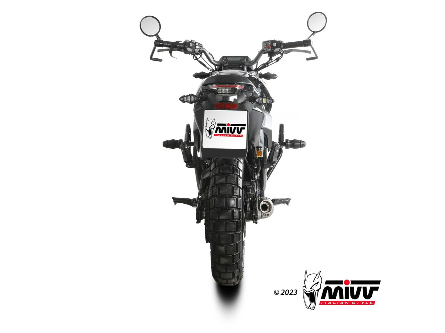 MIVV Z.004 ZONTES ZT 125 GK ( 2021+ ) Full System Exhaust "X-M1" (black; not approved) – Accessories in the 2WheelsHero Motorcycle Aftermarket Accessories and Parts Online Shop