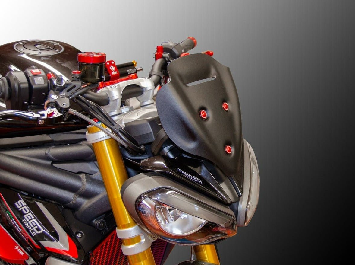 CUP22 - DBK Triumph Speed Triple 1200 RS (2021+) Wind Screen (Sport) – Accessories in the Motodeal Motorcycle Aftermarket Accessories and Parts Online Shop