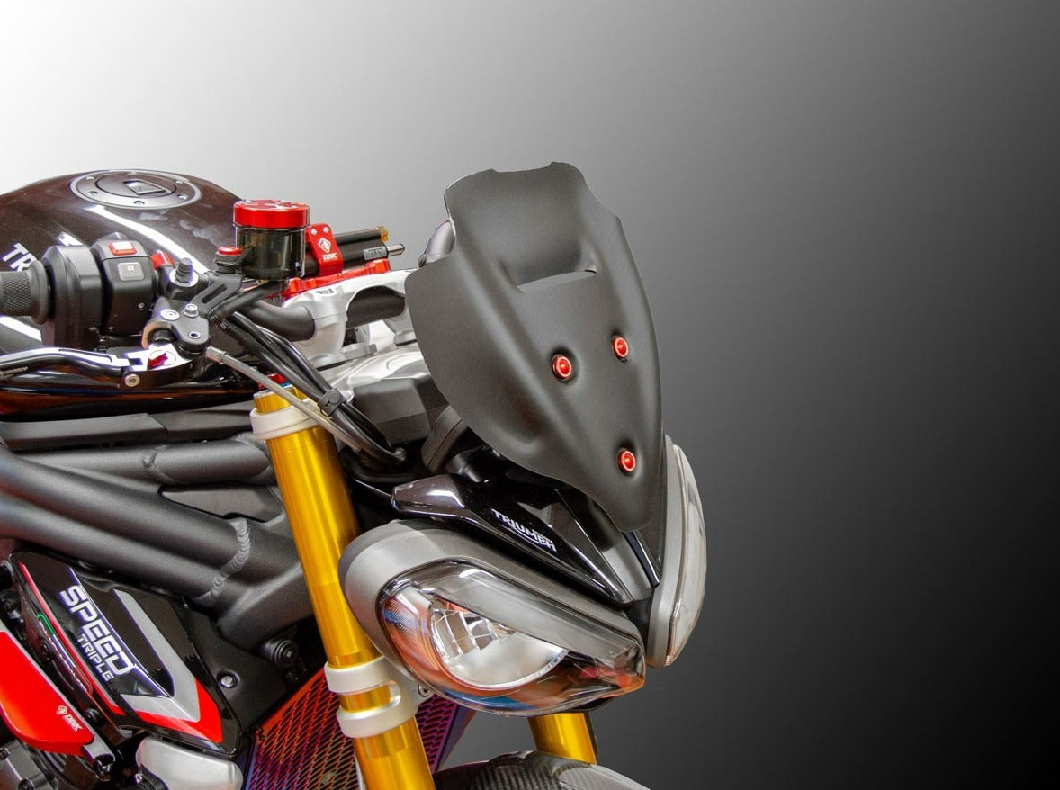 CUP23 - DBK Triumph Speed Triple 1200 RS (2021+) Wind Screen (Touring) – Accessories in the Motodeal Motorcycle Aftermarket Accessories and Parts Online Shop