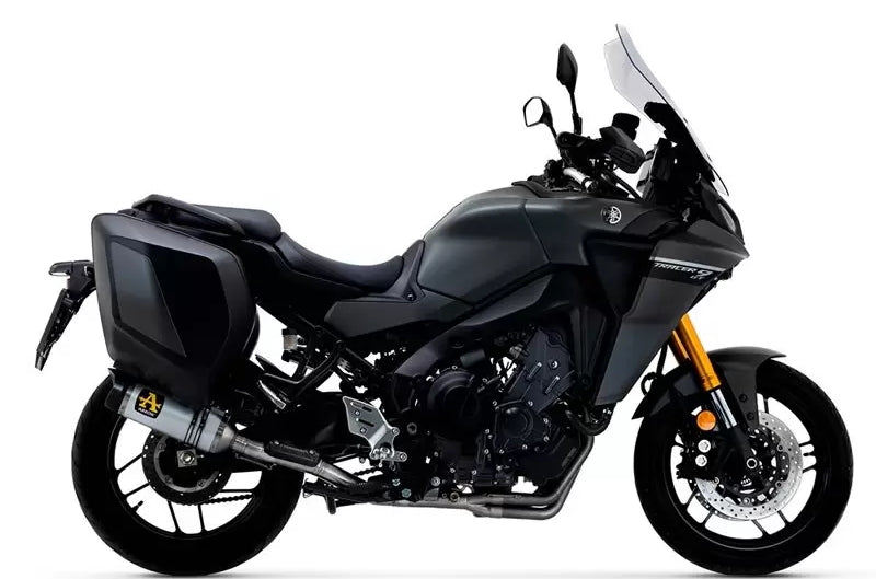 ARROW 71762MI+71934PK Yamaha Tracer 900GT (2021+) Titanium Full Exhaust System "Competition Evo Thunder" (racing) – Accessories in the 2WheelsHero Motorcycle Aftermarket Accessories and Parts Online Shop