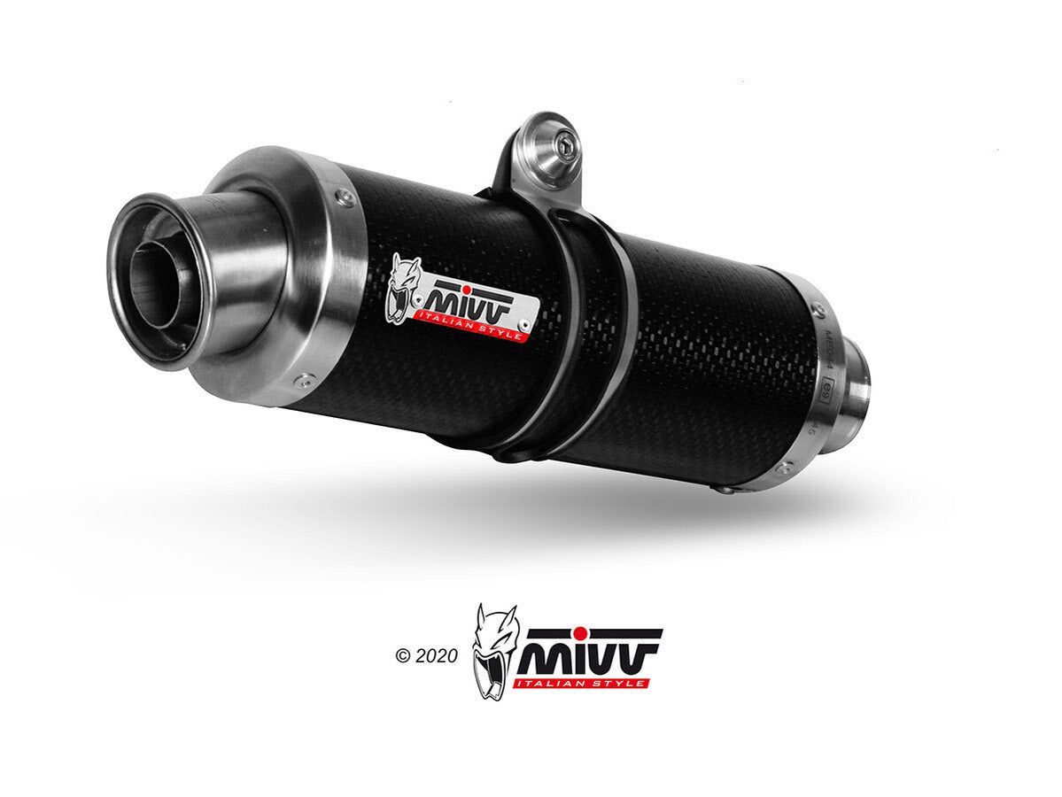 MIVV H.043 HONDA CBR 125 R ( 2004 / 10 ) Full System Exhaust "GP" (carbon; approved) – Accessories in the 2WheelsHero Motorcycle Aftermarket Accessories and Parts Online Shop