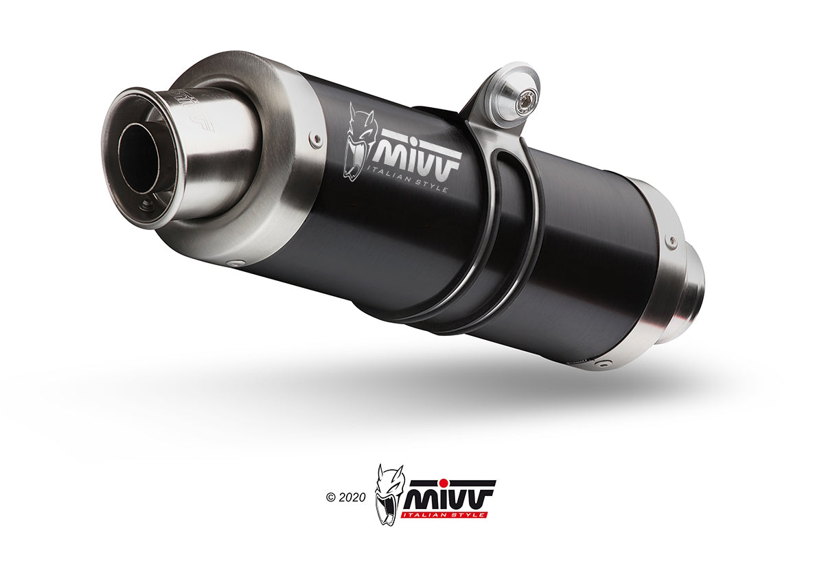 MIVV A.001 Aprilia RSV 1000 ( 1998 / 2003) Slip-on Exhaust "GP" (black;not approved) – Accessories in the 2WheelsHero Motorcycle Aftermarket Accessories and Parts Online Shop