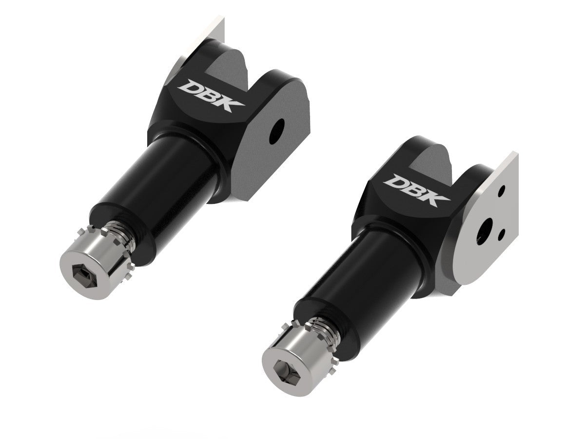 DBK DUCABIKE KPDM02+KAPM11 Ducati Footpegs (passenger; racing version; including adapters) – Accessories in the Motodeal Motorcycle Aftermarket Accessories and Parts Online Shop