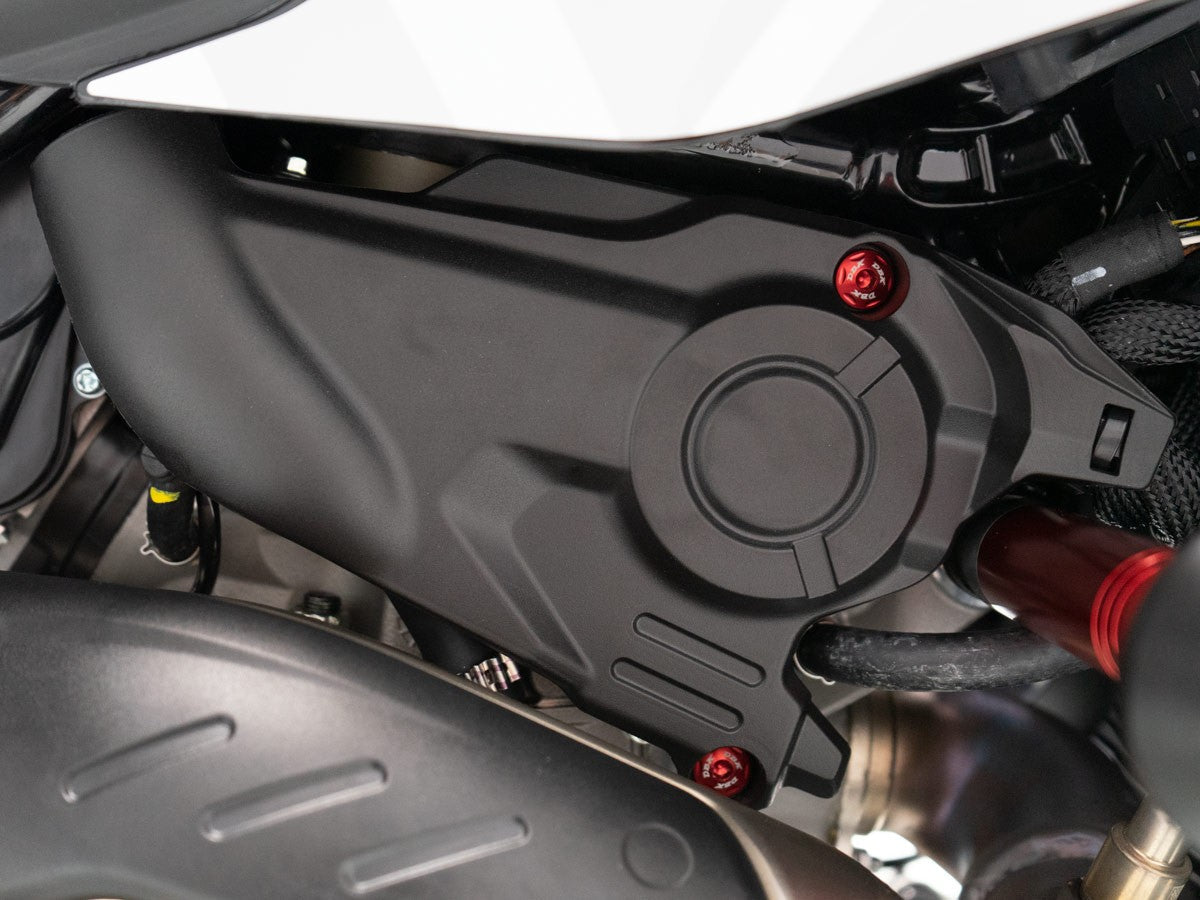 KVT84 - DBK Ducati Hypermotard 698 Mono / RVE (2024+) Engine Cover Screw Kit (right side) – Accessories in the Motodeal Motorcycle Aftermarket Accessories and Parts Online Shop