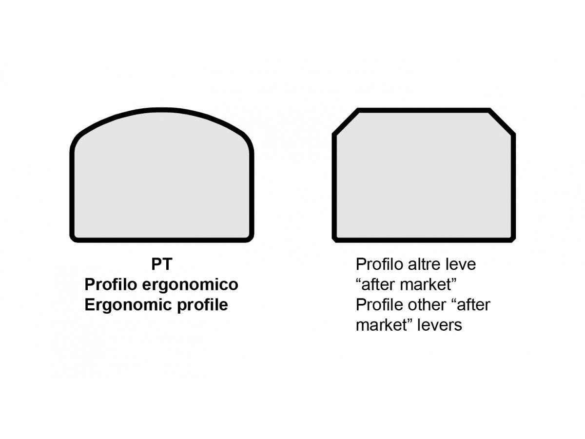 L01 - PERFORMANCE TECHNOLOGY Ducati Handlebar Levers "Ultimate" (double adjustable) – Accessories in the Motodeal Motorcycle Aftermarket Accessories and Parts Online Shop