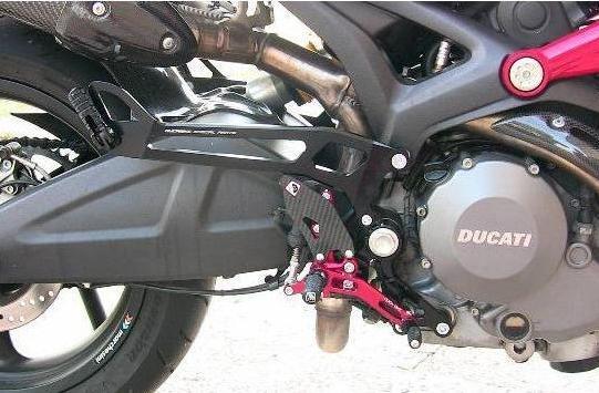 PPNM01 - DUCABIKE Ducati Monster Passenger Rearset – Accessories in the Motodeal Motorcycle Aftermarket Accessories and Parts Online Shop