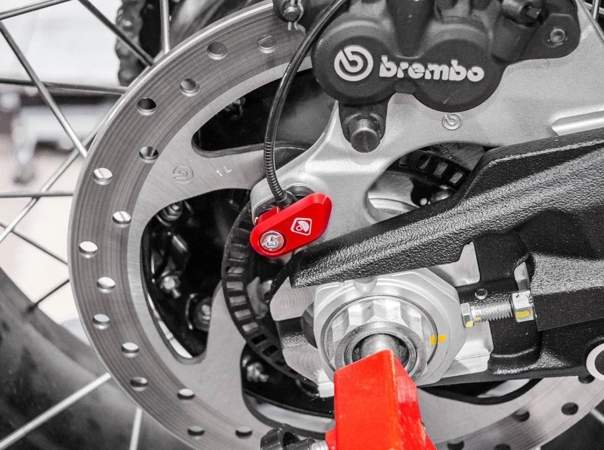PSA03 - DBK Ducati DesertX (2022+) ABS Sensor Protection – Accessories in the Motodeal Motorcycle Aftermarket Accessories and Parts Online Shop