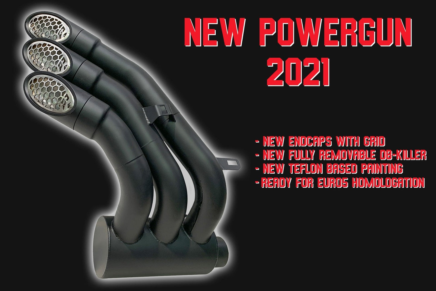 QD EXHAUST MV Agusta Dragster 800 RR (2018+) Triple Slip-on Exhaust "Power Gun" (dark; EURO 4/5 homologated) – Accessories in the 2WheelsHero Motorcycle Aftermarket Accessories and Parts Online Shop