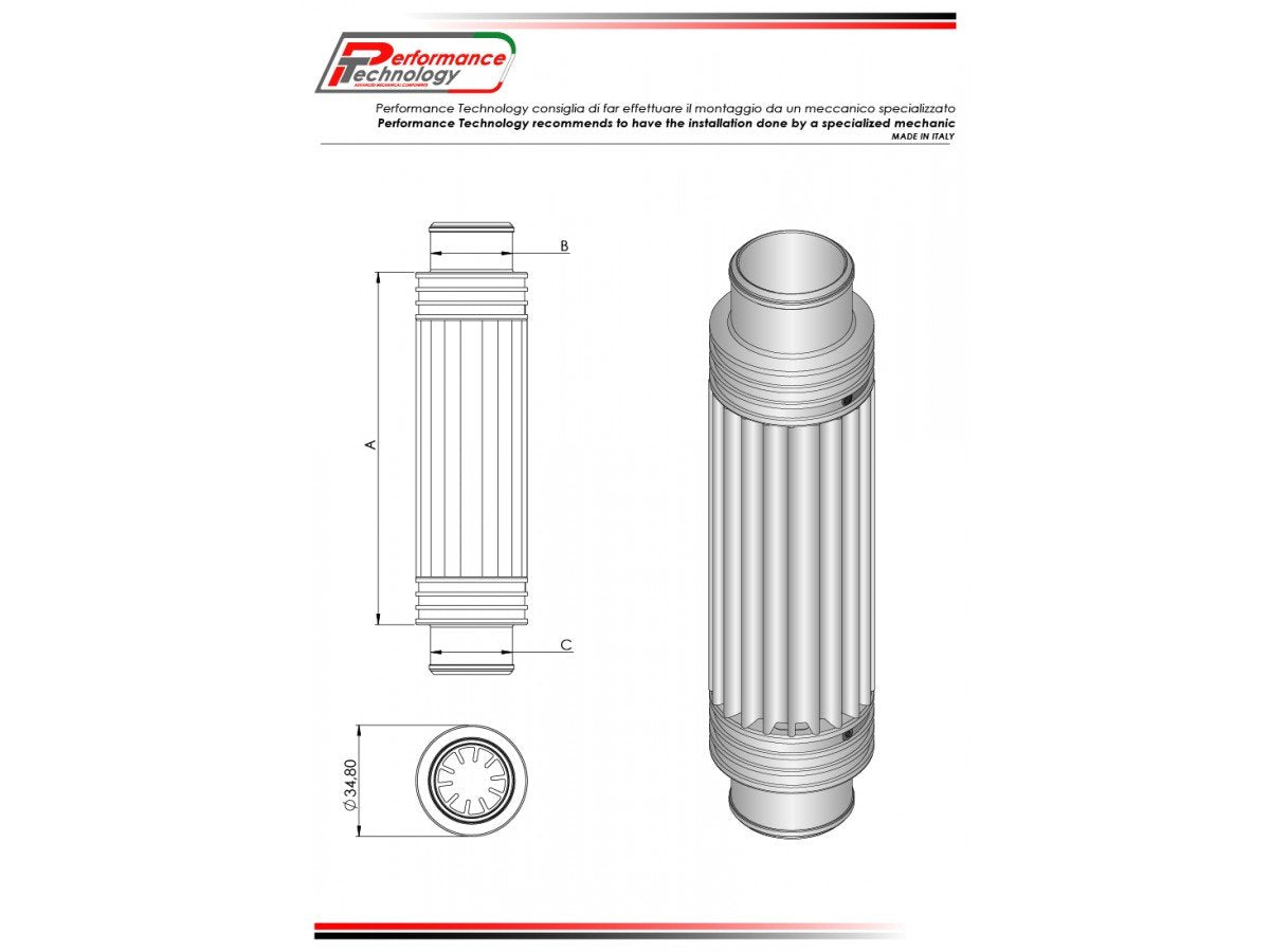RDCS - PERFORMANCE TECHNOLOGY Universal Water Line Cooler (single) – Accessories in the Motodeal Motorcycle Aftermarket Accessories and Parts Online Shop