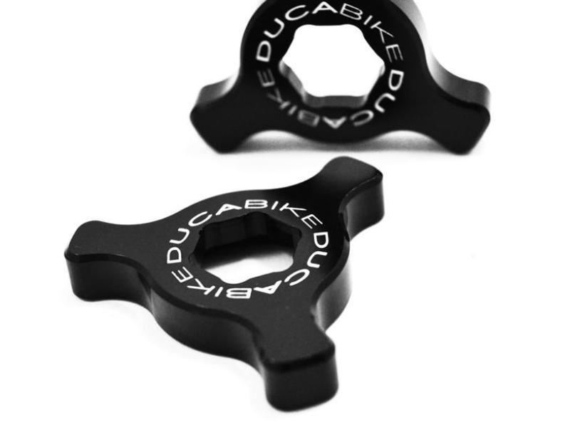 RF1401 - DUCABIKE Ducati Fork Spring Preload Adjusters (14 mm) – Accessories in the Motodeal Motorcycle Aftermarket Accessories and Parts Online Shop