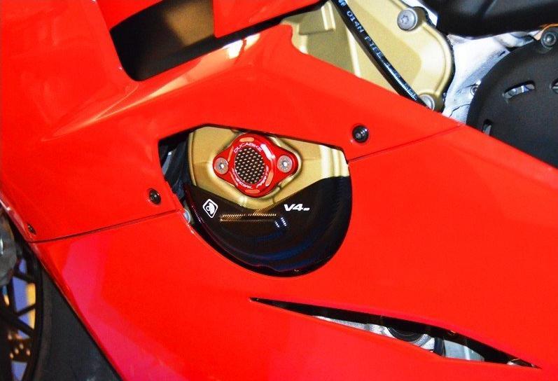 SLI06 - DUCABIKE Ducati Panigale V4 / Streetfighter (2018+) Alternator Cover Guard – Accessories in the Motodeal Motorcycle Aftermarket Accessories and Parts Online Shop